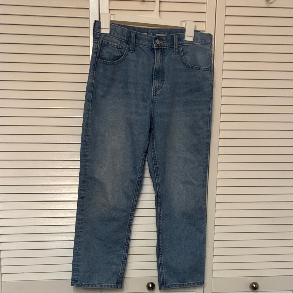 Old Navy Classic Blue Straight Leg Jeans